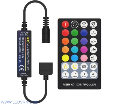 Контроллер RGBW-RF28-MINI (5-24V, 30-144W, ПДУ 28кн)