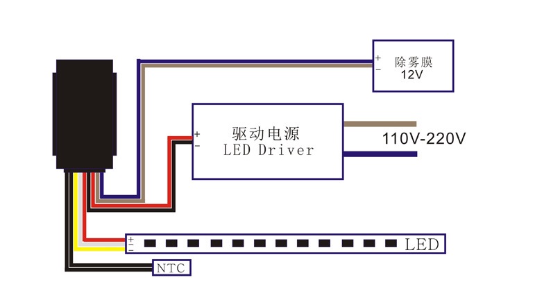 Схема №2 без применением конвертора, для подключения нагревательного мата с питанием 12В.