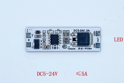 Микродиммер сенсорный LV-TPV3.1 (12-24V, 5A, 60-120W)