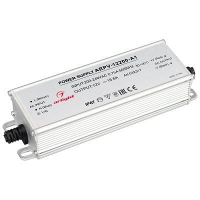Блок питания ARPV-12200-A1 (12V, 16.6A, 200W)