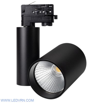 Светильник LGD-SHOP-4TR-R100-40W Day4000 (BK, 24 deg, 230V, DALI) 