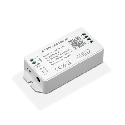 Диммер WiFi LV-S100-NO-W1 TUYA (12-24V, 2x5A, 2.4G)
