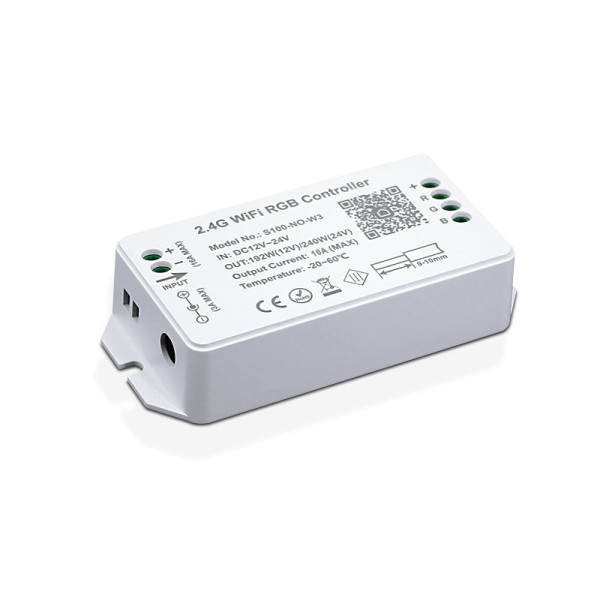 Контроллер WiFi RGB LV-S100-NO-W3 TUYA (12-24V, 3x3A, 2.4G)