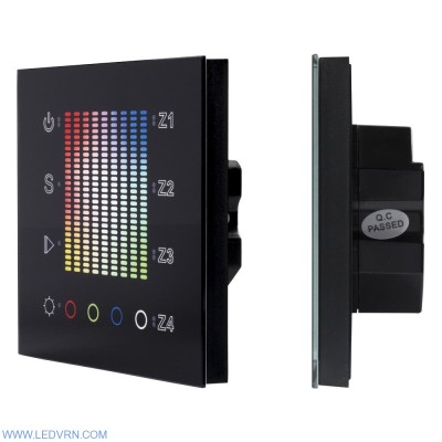 Сенсорная панель SR-2300TP-IN Black (DALI, RGBW)