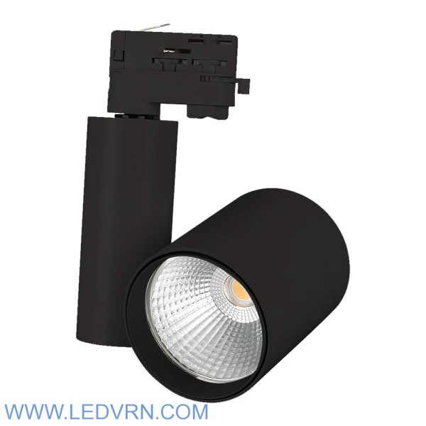 Светильник LGD-SHOP-4TR-R100-40W Warm3000 (BK, 24 deg)