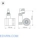 Светодиодный светильник LGD-520WH-30W-4TR Warm White
