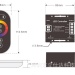 Контроллер LV-RF6-Sens Black RGB (12-24V, 216-432W)