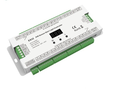Контроллер лестничный ES32 PIR Sensor Stair (5-24V, 32x1A, SPI)
