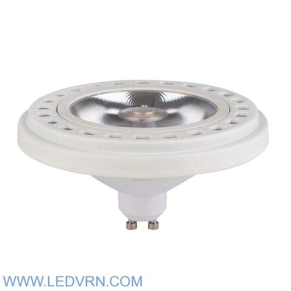 Лампа AR111-UNIT-GU10-15W-DIM Warm3000 (WH, 24 deg, 230V)