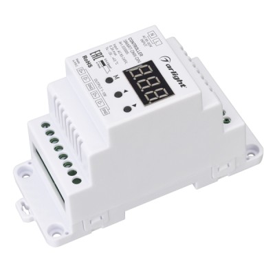 Контроллер SMART-DMX-DIN (230V, 2.4G) (ARL, IP20 Пластик, 5 лет)